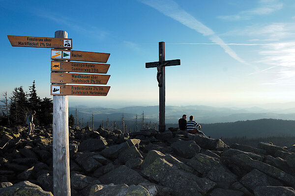 Wandern am Lusen in Bayern